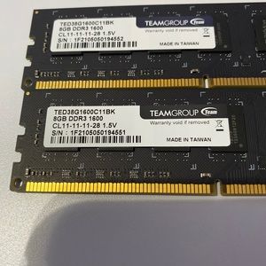 16gb of DDR3 RAM